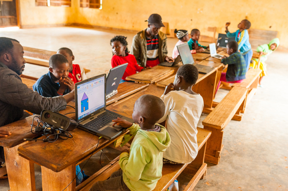 Gilat's extensive connection helps students connect to the Internet in Cameroon.  Photo: Shutterstock
